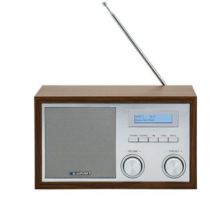 BLAUPUNKT Nostalgieradio mit DAB+| RXD 180 DAB Radio, DAB, FM, DAB+, FM, Bluetooth, Wallnuss