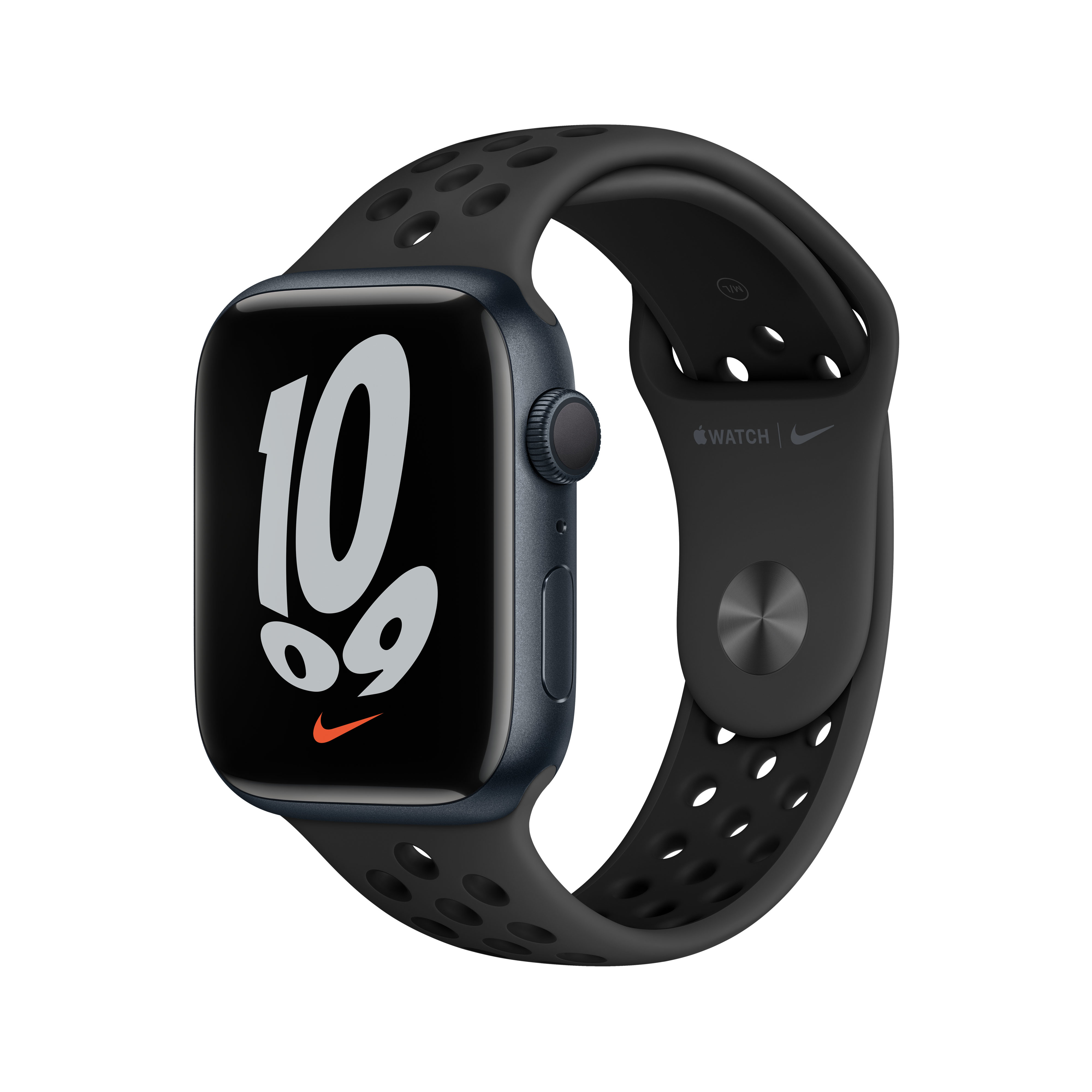 SMARTWATCH APPLE Watch Nike Series 7 OLED, Cassa: 32 GB Cinturino: Antracite, Nero