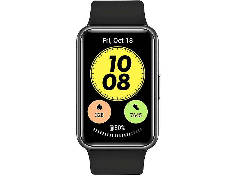 HUAWEI WATCH FIT NEW STIA-B09 GRAPHITE BLACK Smartwatch Silikon, 130 - 210 mm, Graphite Black