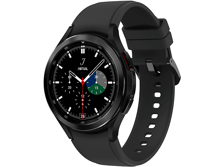 SAMSUNG SM-R890NZKAITV Smartwatch Edelstahl Silikon, Schwarz
