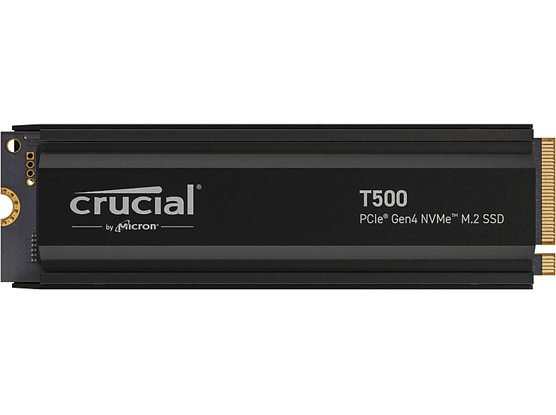 CRUCIAL CT1000T500SSD5 T500 1TB HEATSINK, 1 TB, SSD, 0 Zoll, intern