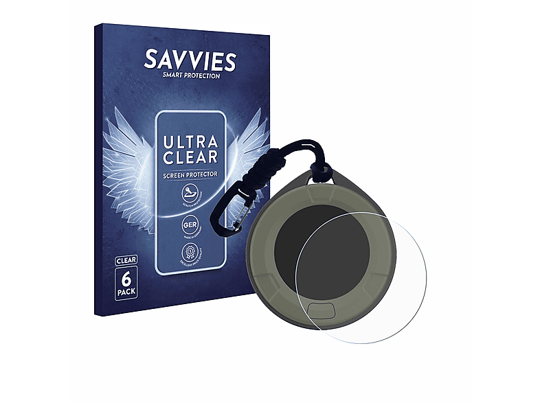Pellicola Protettiva Savvies Per Casio W-86-1VQES – 6 Pezzi, Trasparente, Anti-graffio, Applicazione Senza Bolle