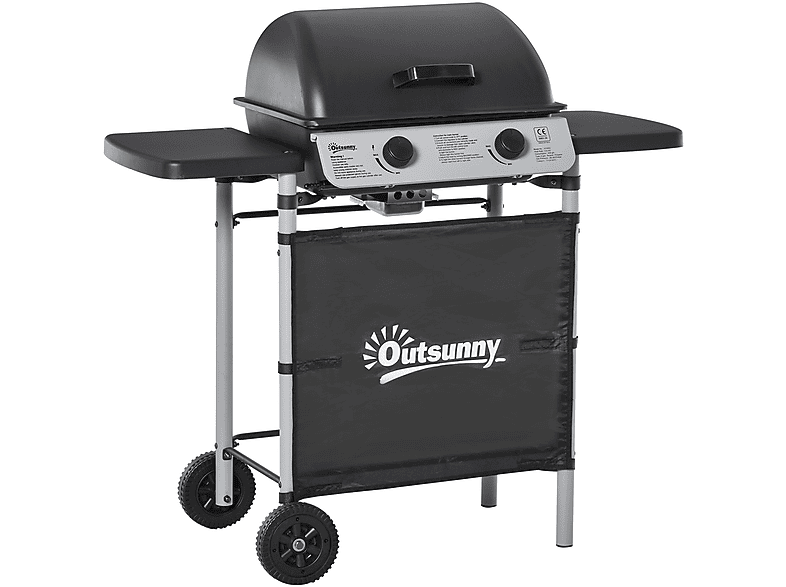 Barbacoa de gas - OUTSUNNY 846-063V40BK