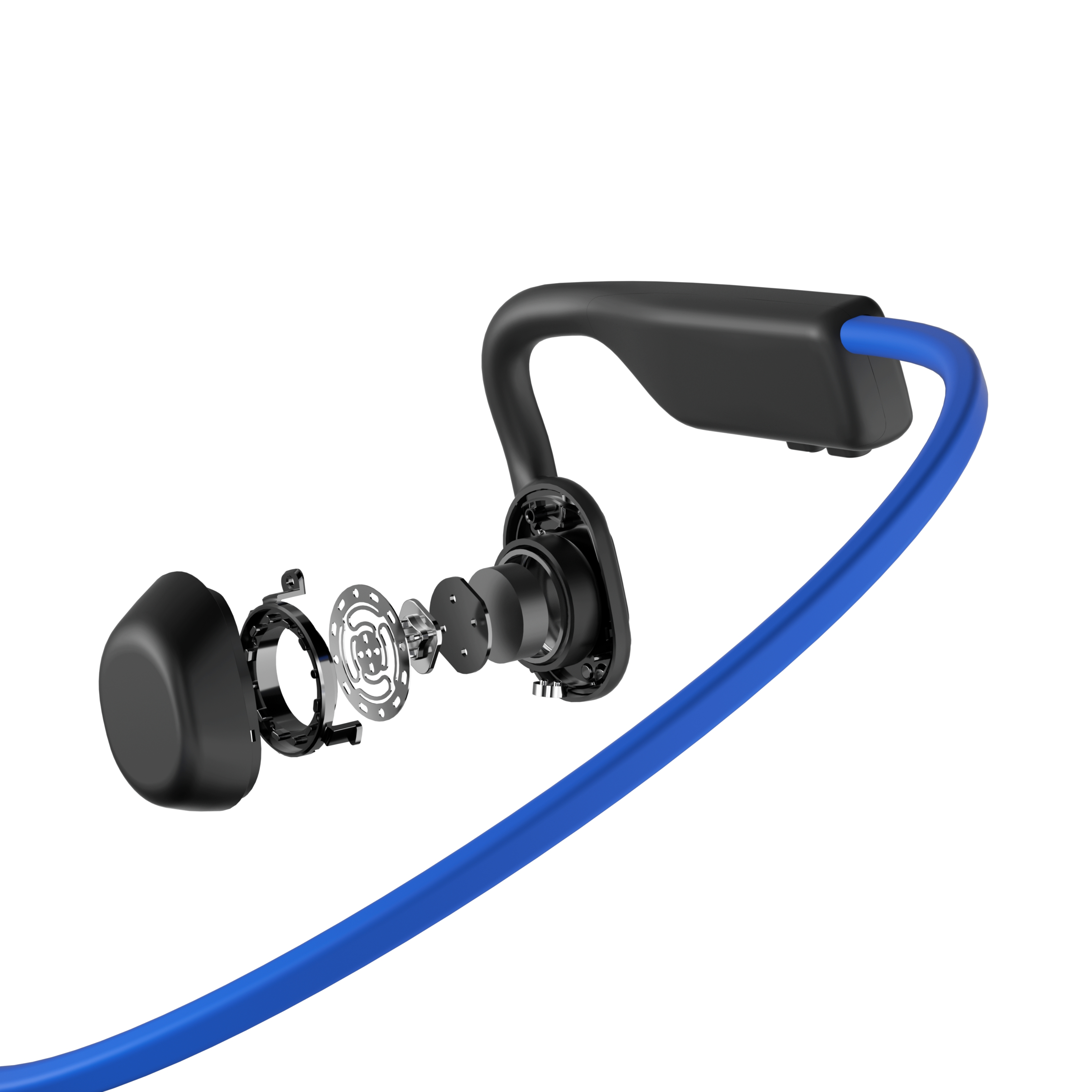 SHOKZ S661BL OPENMOVE BLUE, Open-ear Kopfhörer Bluetooth Blau