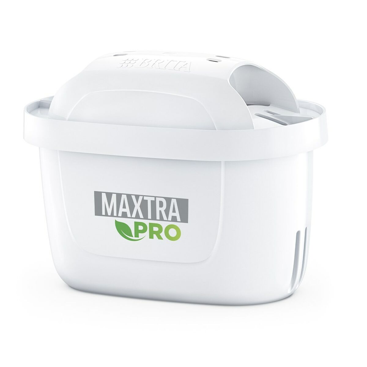 Biały wkład filtra wody Brita MAxTRA PRO.