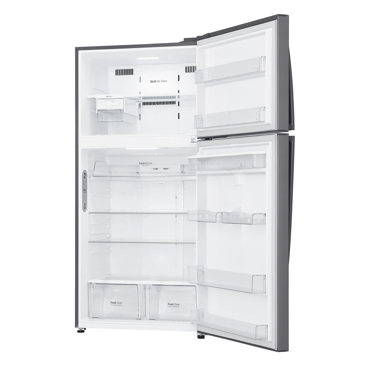 LG GTF916PZPED FRIGORIFERO DOPPIA PORTA, A 184 cm, 1 ripiani, Rumorosità 38 dB(A), Platino, Classe G