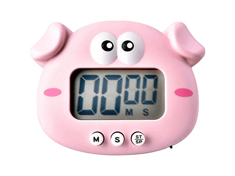 Cartoon Henne Mechanischer Timer – Niedlicher Küchenwecker Aus PP, 6,5x6,5 Cm, Für Kochen & Backen