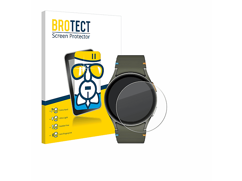 BROTECT Schutzglas Panzer Folie Glas klar Schutzfolie (für Samsung Galaxy Watch 7 (40 mm))