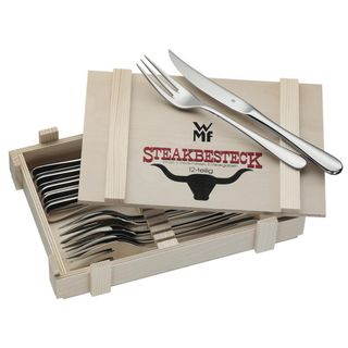 WMF 1280239990 STEAKBESTECK 12TLG. IN HOLZKASSETTE Besteckset