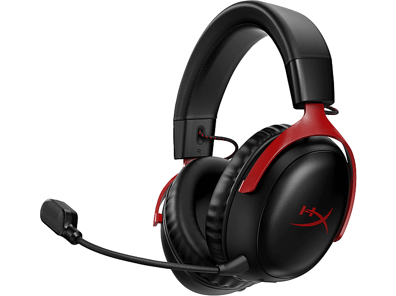 HYPERX 77Z46AA CLOUD III WL BLK/RED GAM HS, Over-ear Gaming Headset Black/Red