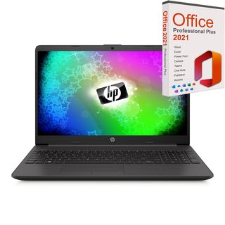 HP 250-G9-i5 mit MS Office 2021 Pro Vollversion, Notebook, mit 15,6 Zoll Display, Intel® Core™ i5,1235U Prozessor, 64 GB RAM, 1000 GB SSD, Intel® Iris® Xe, Dunkelgrau, Windows 11 Pro (64 Bit)