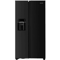 MediaMarkt WIGGO WR-SBS18IME(DX) Amerikaanse Koelkast Donker Rvs aanbieding