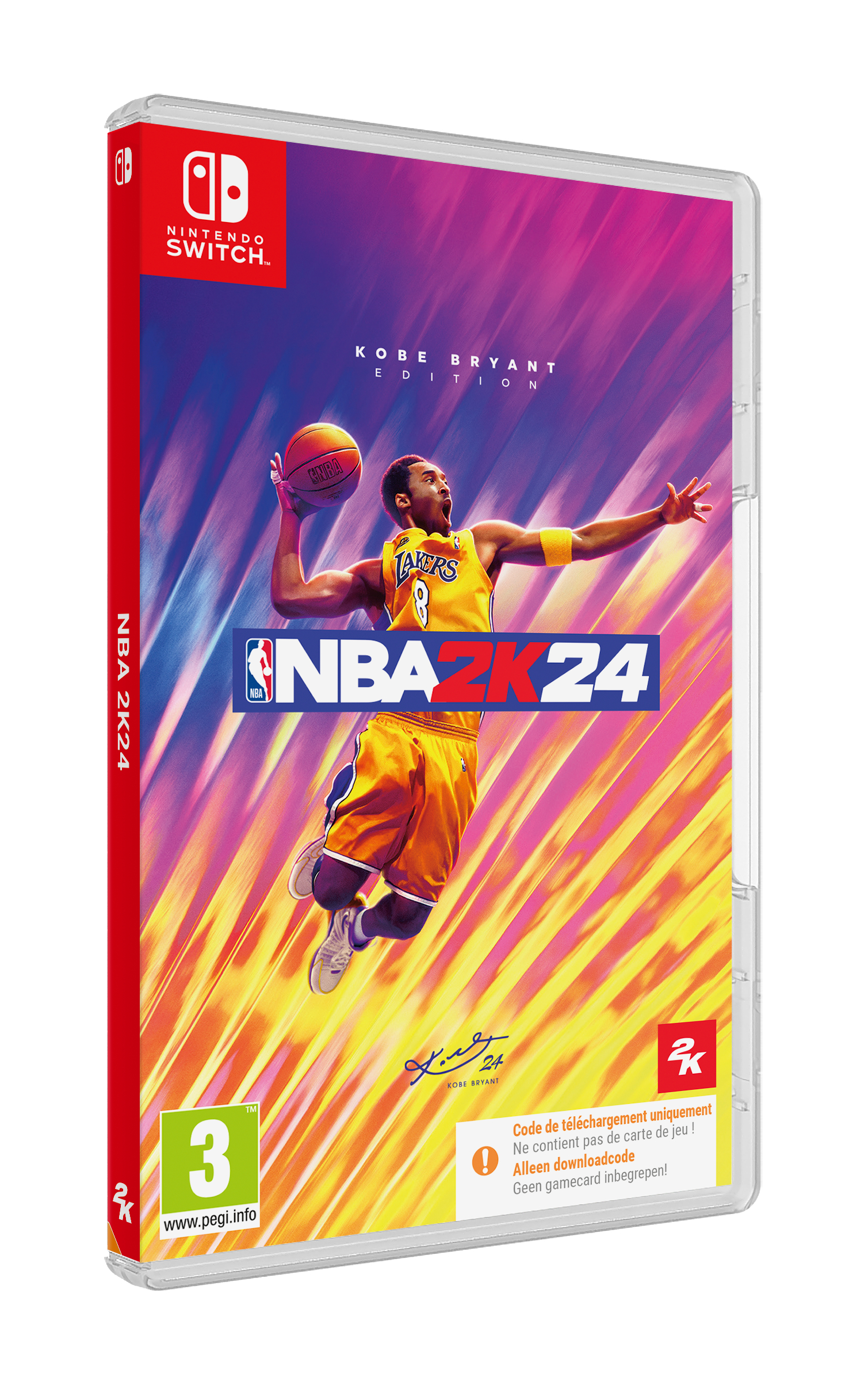 Copertina del gioco NBA 2K24, con Kobe Bryant.