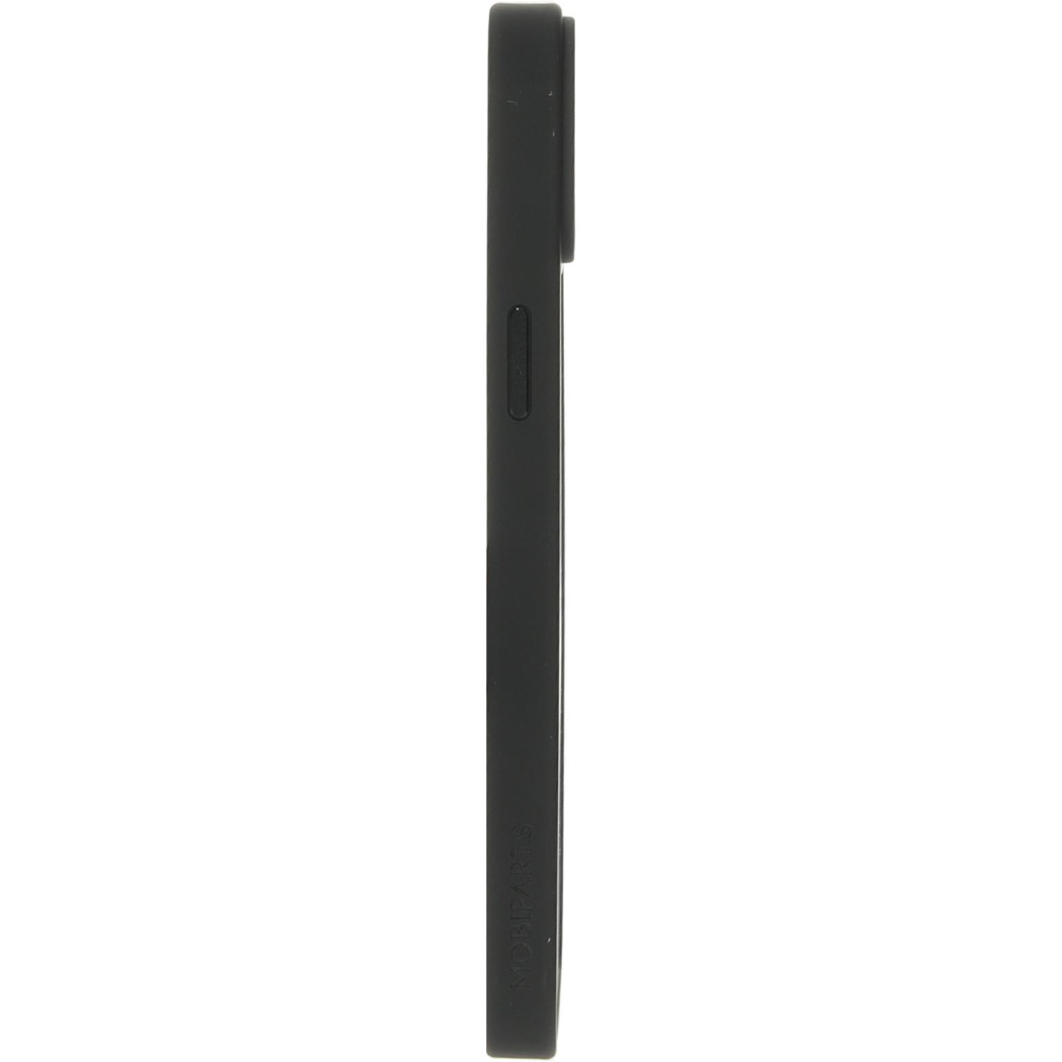 Black phone case side view.