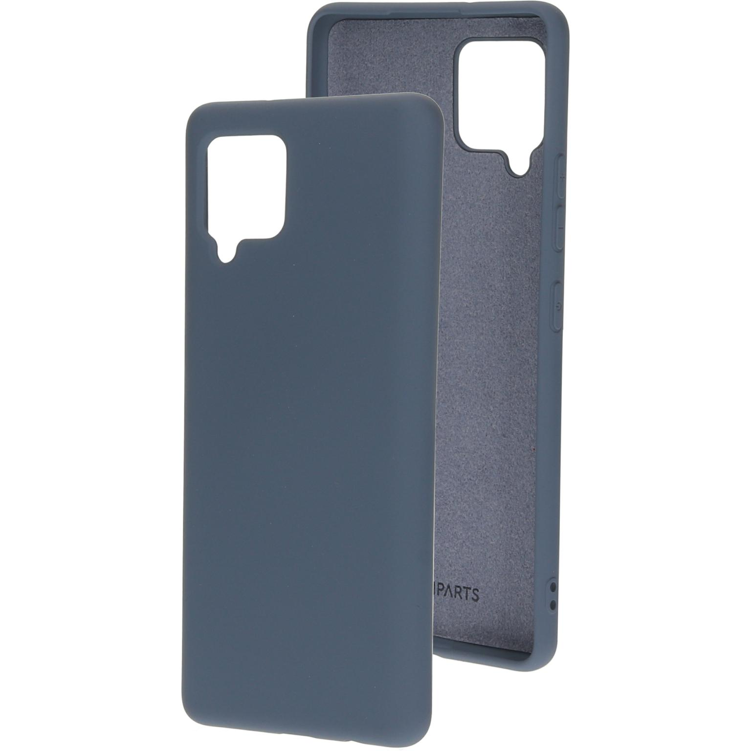 Twee blauwe telefoonhoesjes, één open.