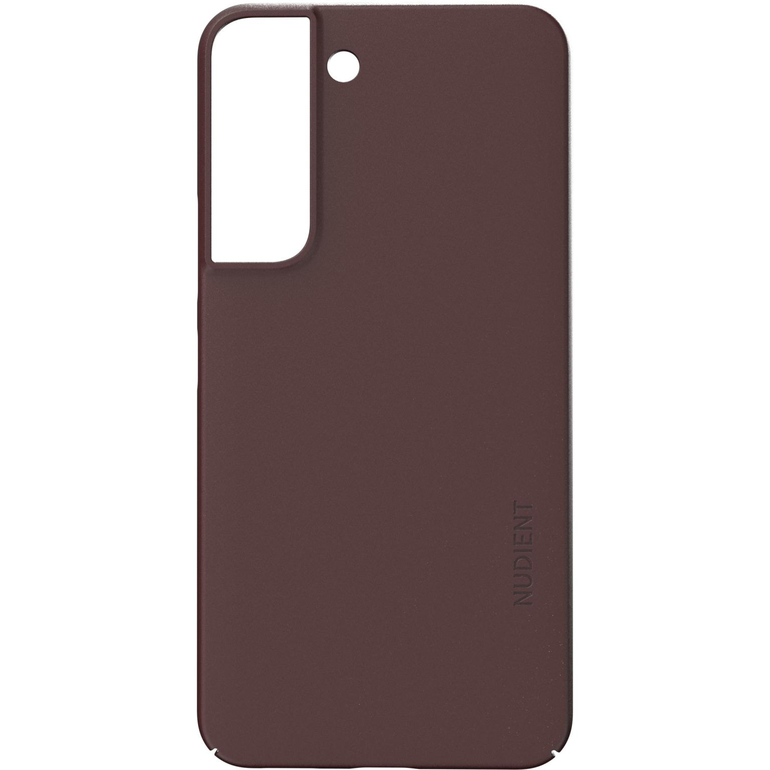 Solid brown phone case.