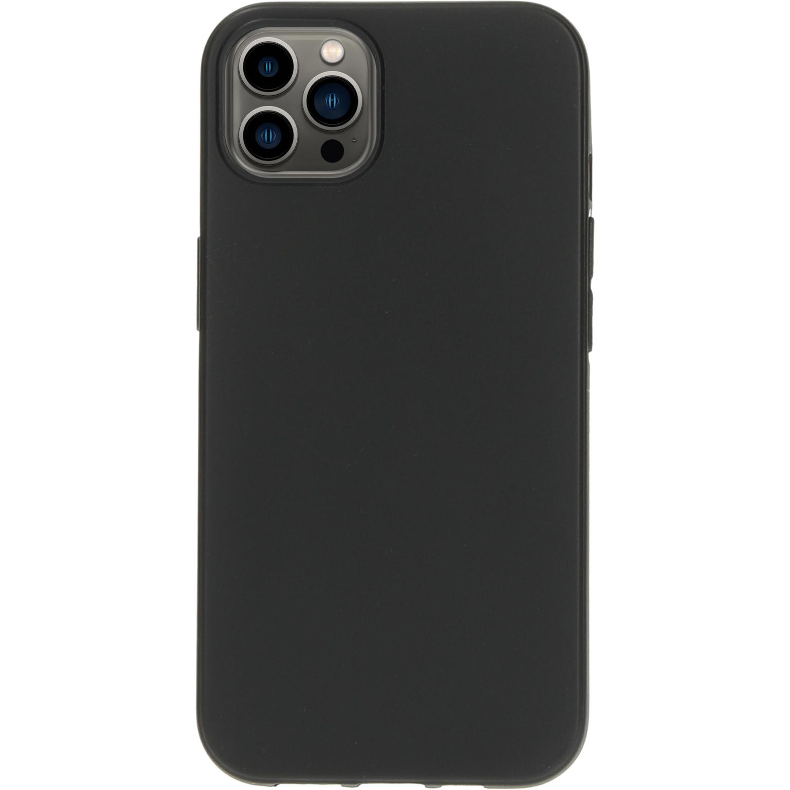 A black phone case with a camera bump on the top left corner.
