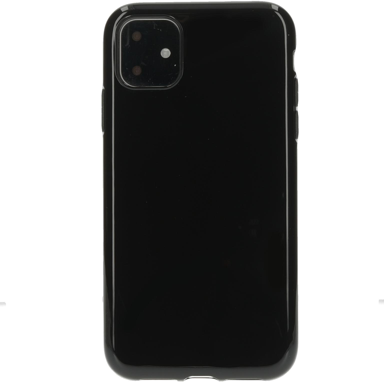 Een zwarte telefoonhoes met een camera.