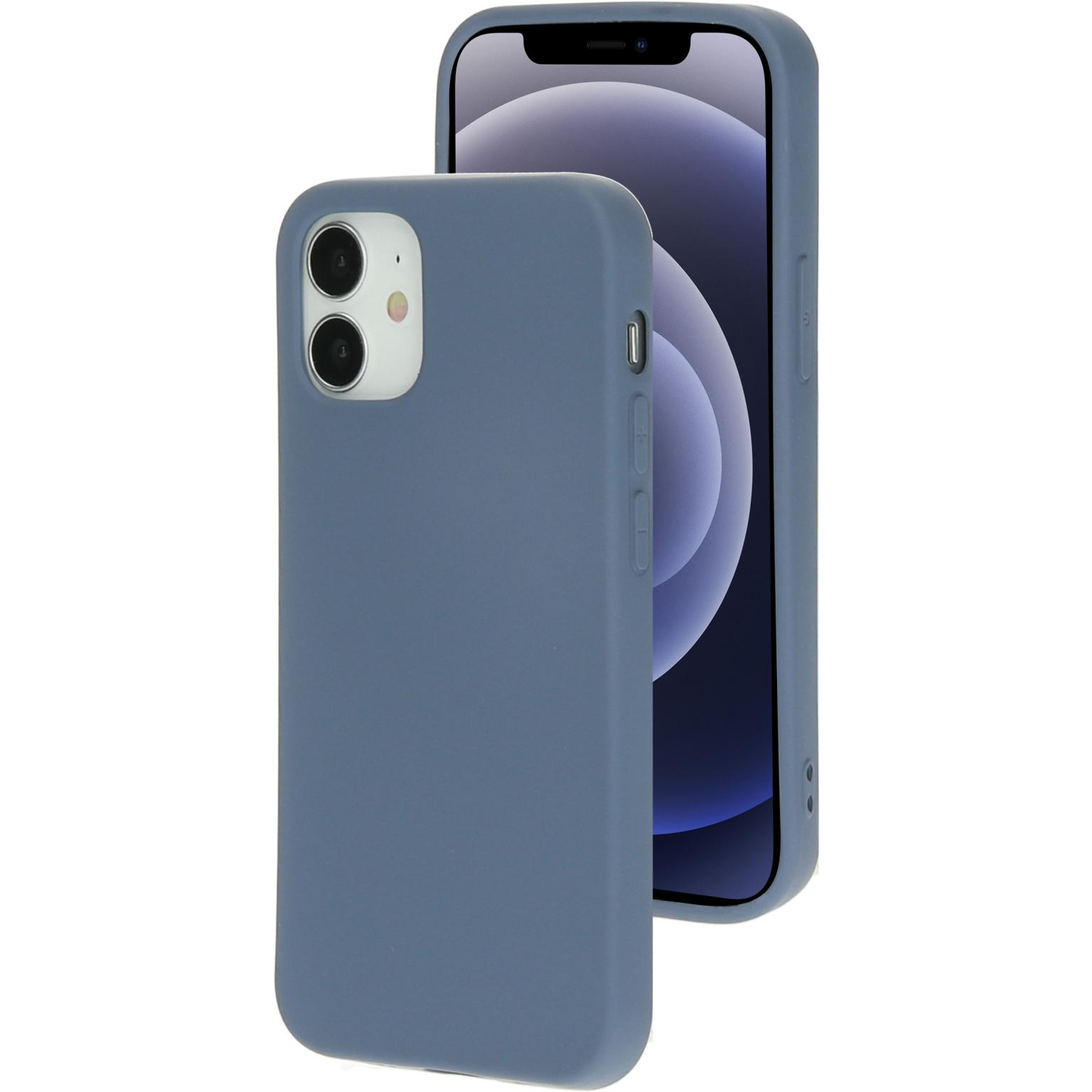 Blue phone case with two cameras. A second phone is behind it.