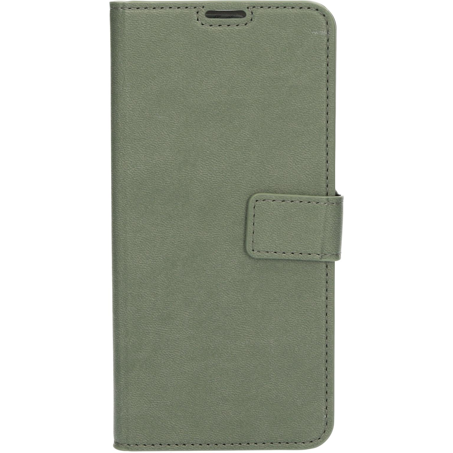 Groene telefoonhoes, gesloten. Gesloten weergave, met sluiting. Geïsoleerd op witte achtergrond.