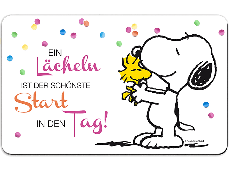 Peanuts Snoopy Tasse – 'Ein Lächeln Ist Der Schönste Start In Den Tag!', 320 Ml