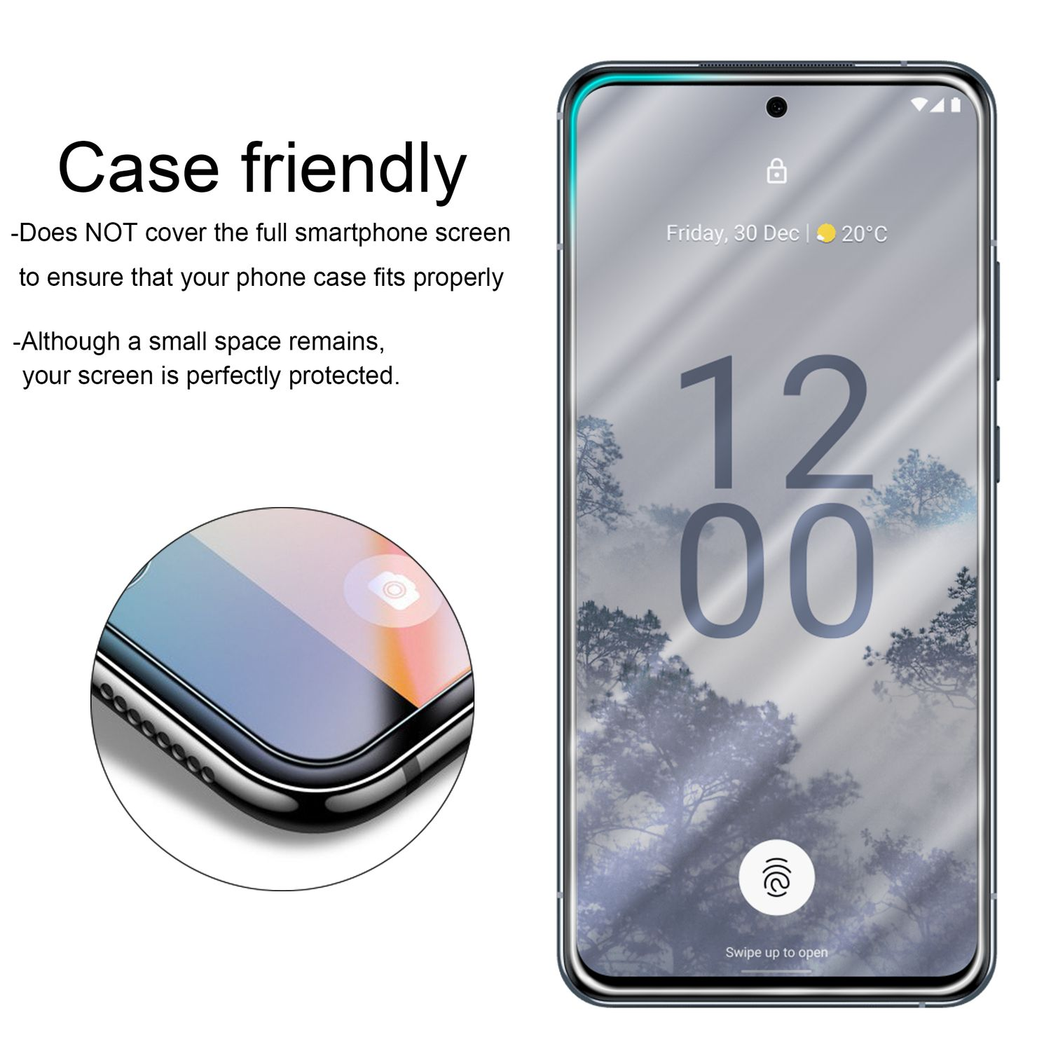 Cadorabo Pellicola Protettiva compatibile con Samsung Galaxy S7 in ELEVATA TRASPARENZA - Vetro di protezione del display (Tempered) con durezza 9H con compatibilità 3D touch