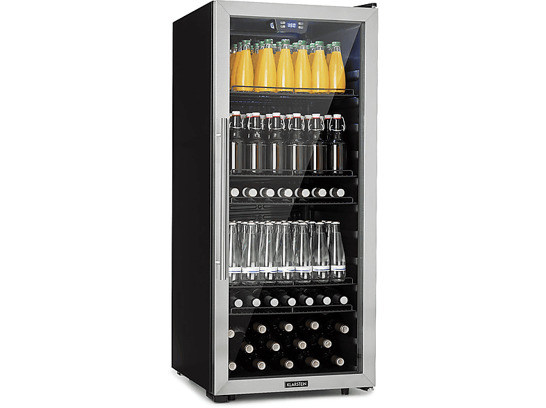 KLARSTEIN Beersafe 7XL Getränkekühlschrank (E, 126,50 cm hoch, Edelstahl)