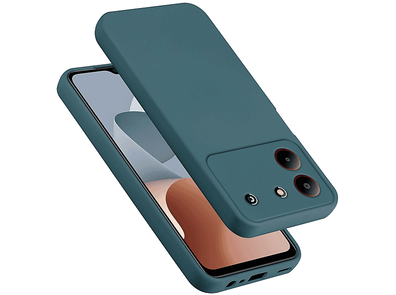 Cadorabo Custodia Morbida Per ZTE Blade A612 - Cover Sottile In Silicone TPU, Effetto Frost, Antiurto, Colore Blu Scuro