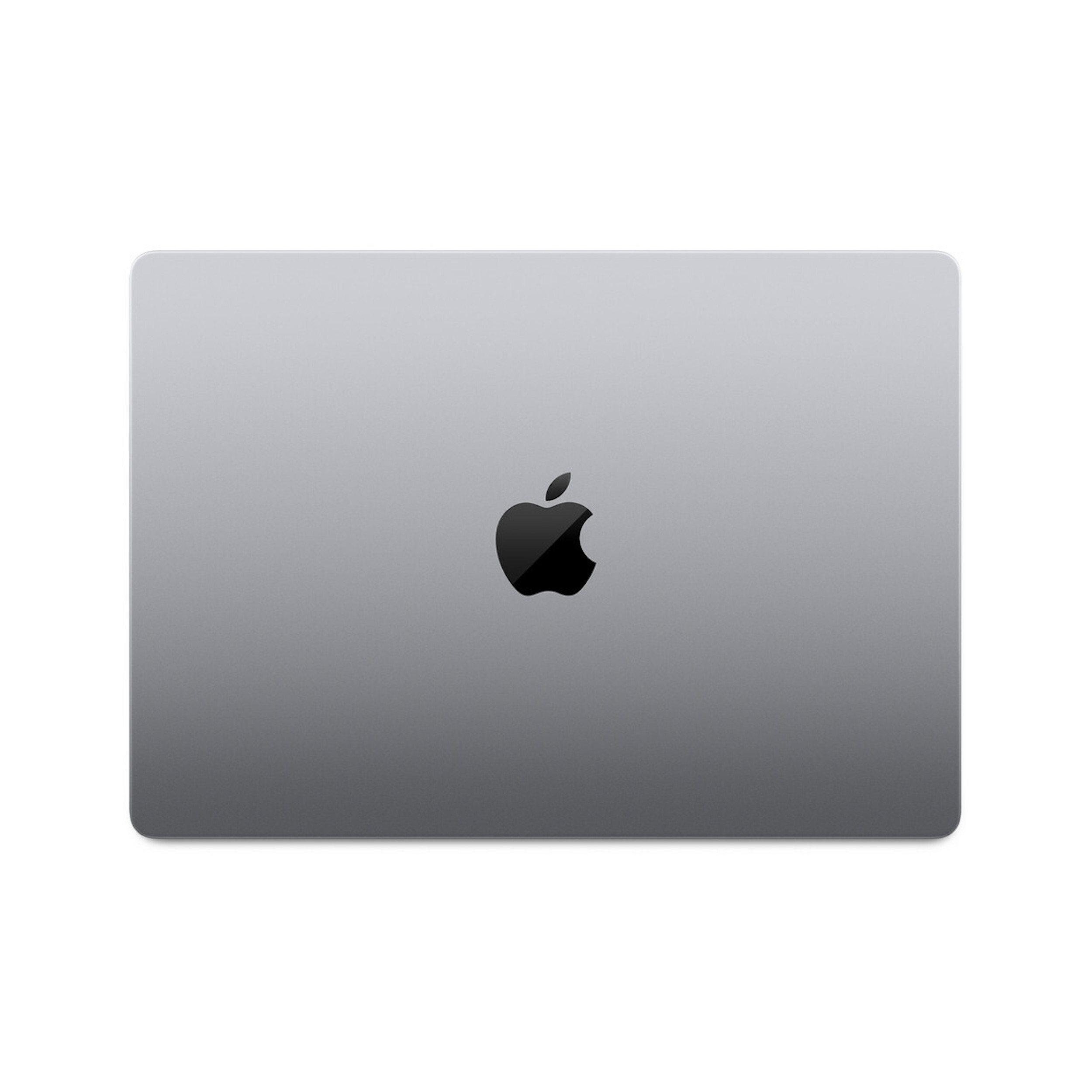Ordenador portátil plateado con el logotipo de Apple en el centro, cerrado.
