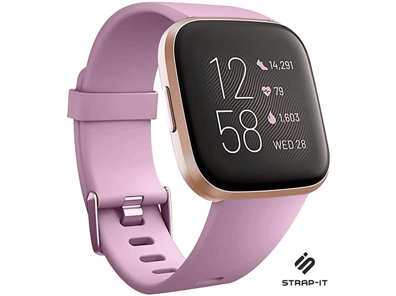 STRAP-IT© Versa 2, Ersatzarmband, Fitbit, Versa 2, Rosa | SATURN