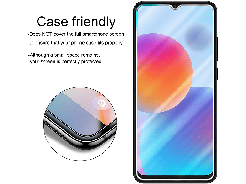 Cadorabo Pellicola Protettiva ZTE Blade A54 CRYSTAL CLEAR Premium