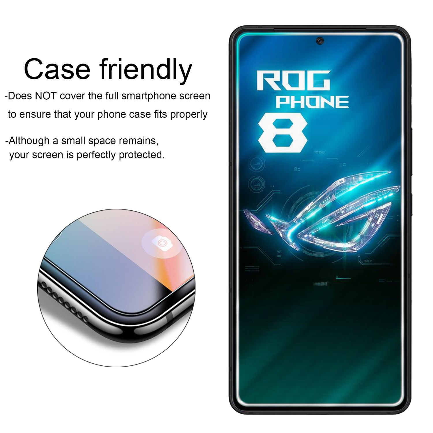 Cadorabo 3x Pellicola Protettiva compatibile con Asus ROG Phone 5 in