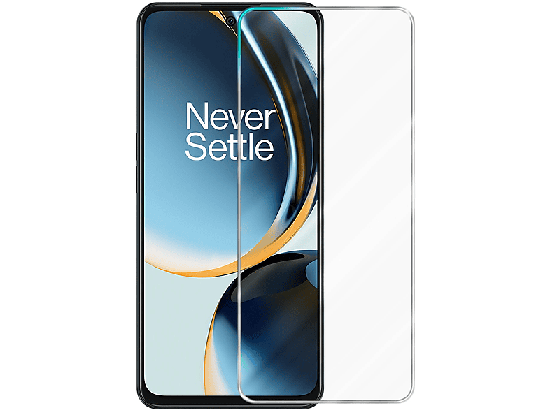 Cadorabo Vetro Temperato 9H Per OnePlus Nord – Trasparente Con Bordo Nero – Protezione Display Completa Con 3D Touch – Pellicola Facile Applicazione - 4