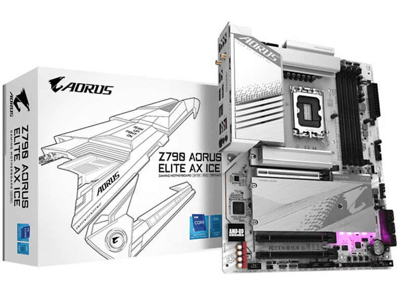 Placa base  - Z790 AORUS ELITE AX ICE GIGABYTE