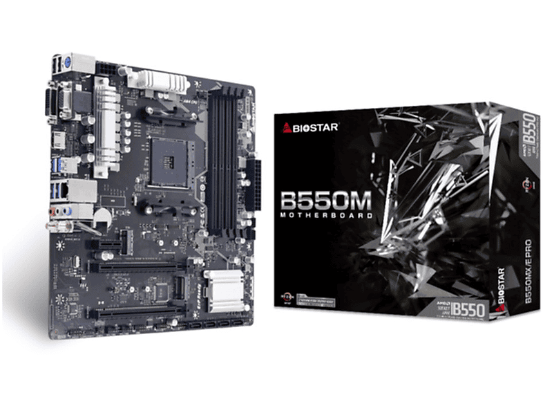 Placa base  - B550MX/E PRO BIOSTAR