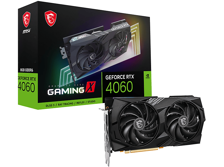 Tarjeta gráfica - MSI GEFORCE RTX 4060 GAMING X 8G