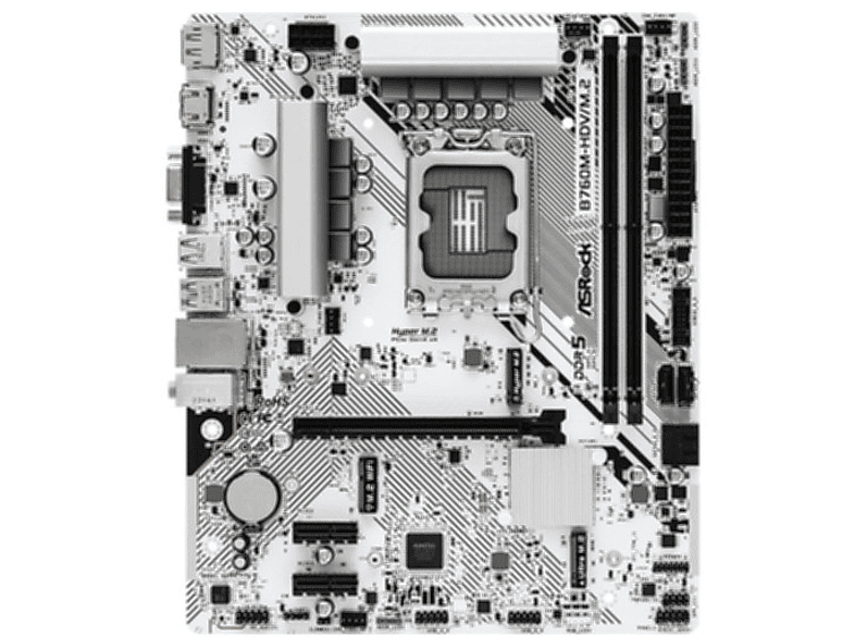 Placa base  - B760M-Hdv/M.2 D5 ASROCK