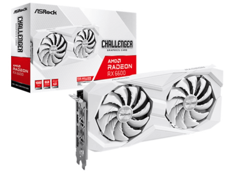 ASROCK AMD Radeon RX 6600 8 GB GDDR6 CHALLENGER, SCHEDA GRAFICA, 8