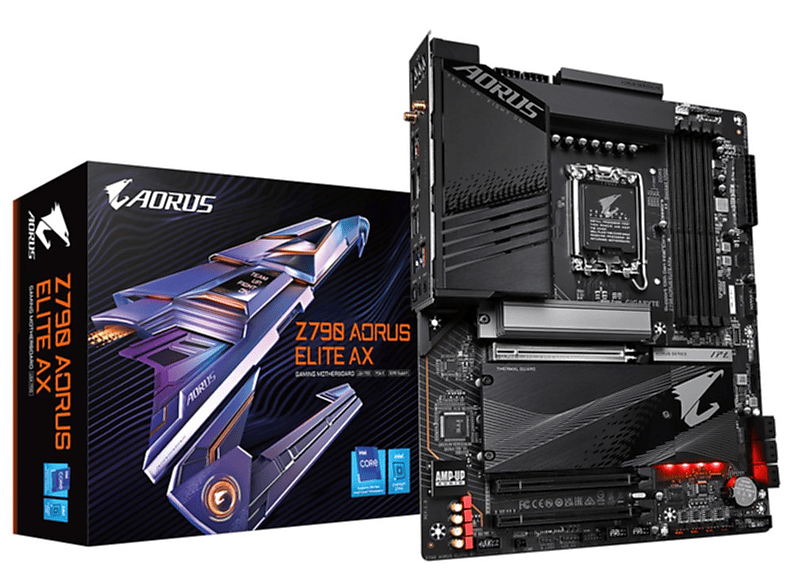 GIGABYTE Z790 AORUS ELITE AX Mainboard Schwarz