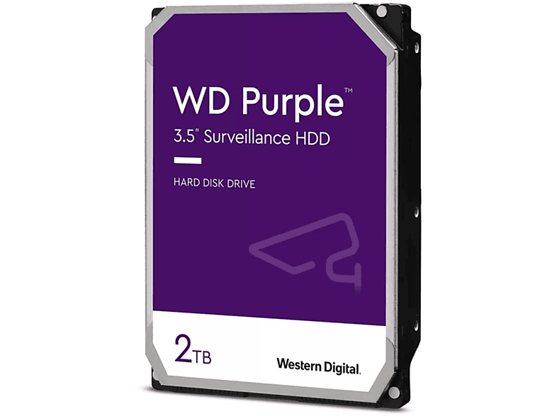 WD (WESTERN DIGITAL) WD23PURZ, 2 TB, HDD, 3,5 Zoll, intern