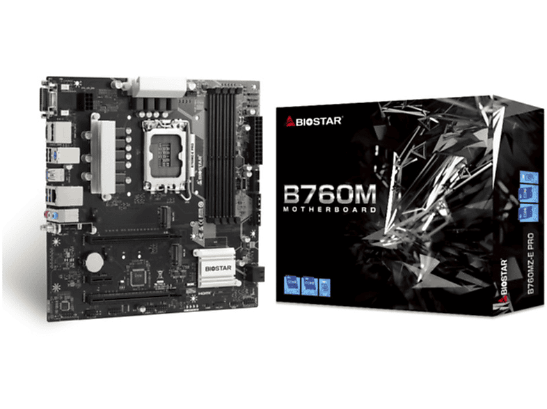 Placa base  - B760MZ-E PRO BIOSTAR