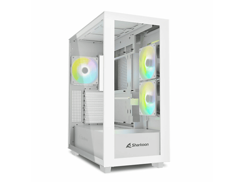 SHARKOON Sharkoon Rebel C60 White | Midtowermodel Computer-Gehäuse ...