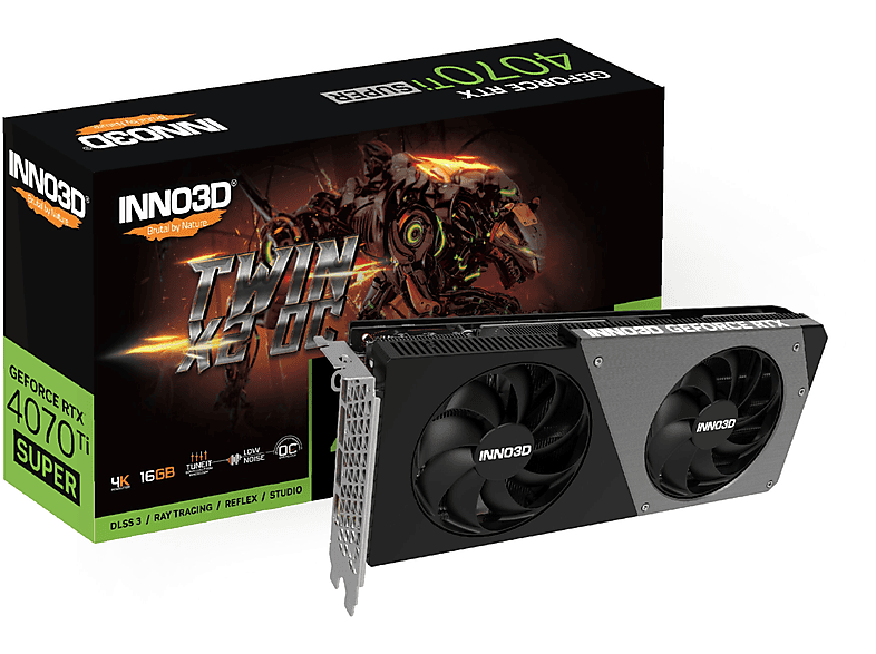 Tarjeta gráfica - INNO3D GEFORCE RTX 4070 Ti SUPER TWIN X2 OC