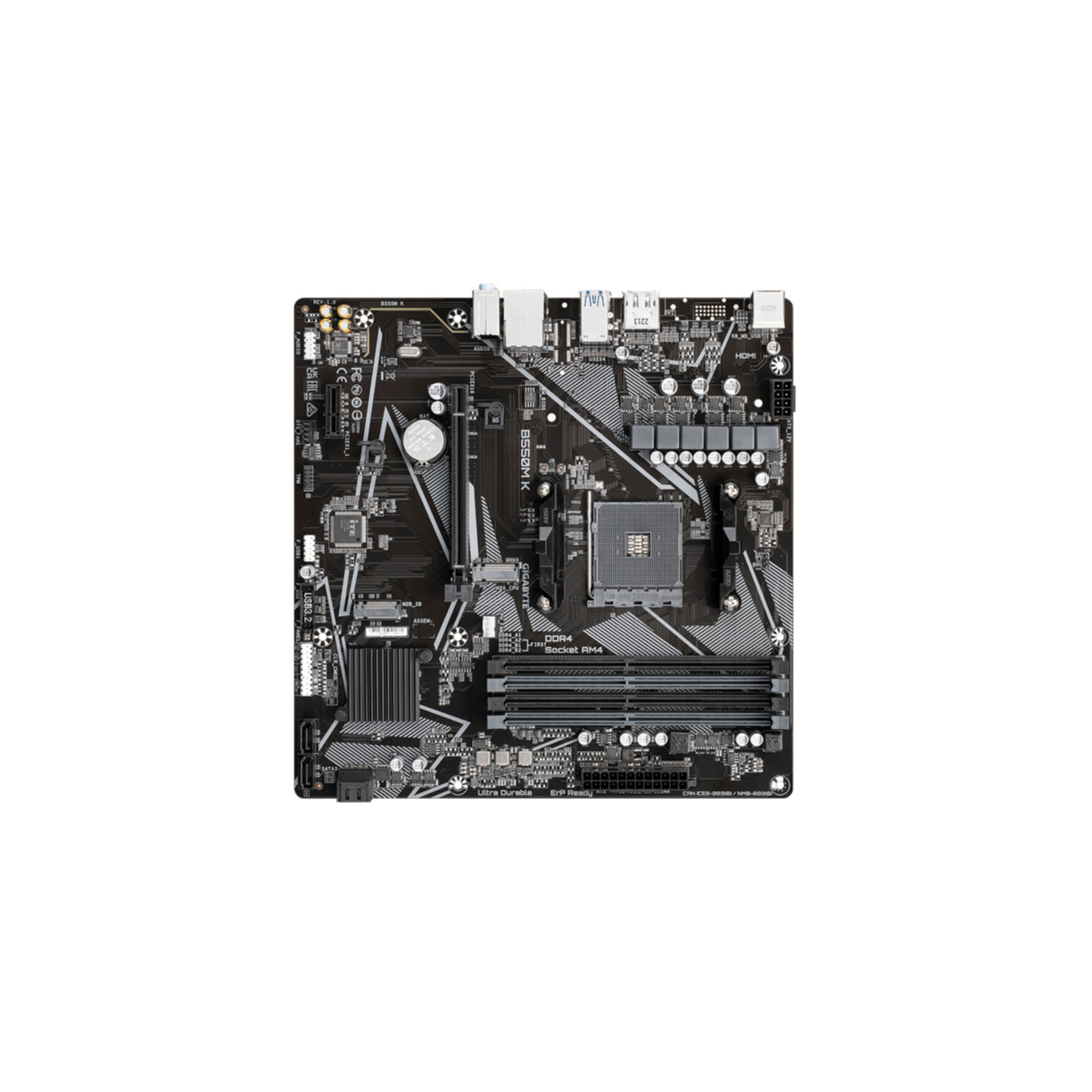 Czarna płyta główna.