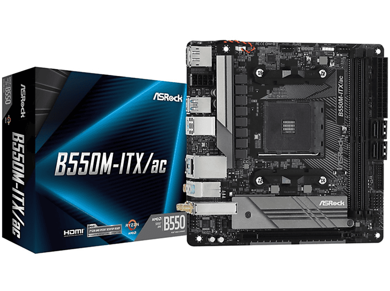 Moederbord  - B550M-ITX/ac ASROCK