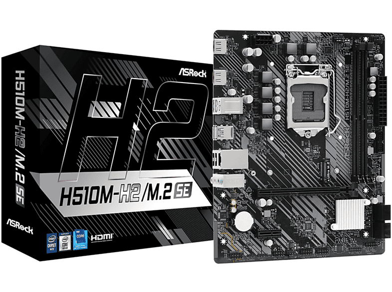 ASROCK H510M-H2/M.2 SE Mainboard Mehrfarbig