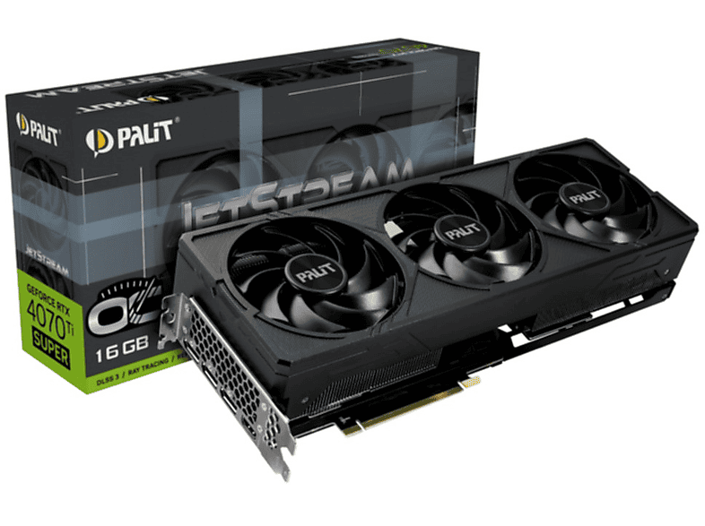 Tarjeta gráfica - PALIT Palit - GeForce RTX 4070 Ti SUPER JetStream OC NVIDIA 16 GB GDDR6X