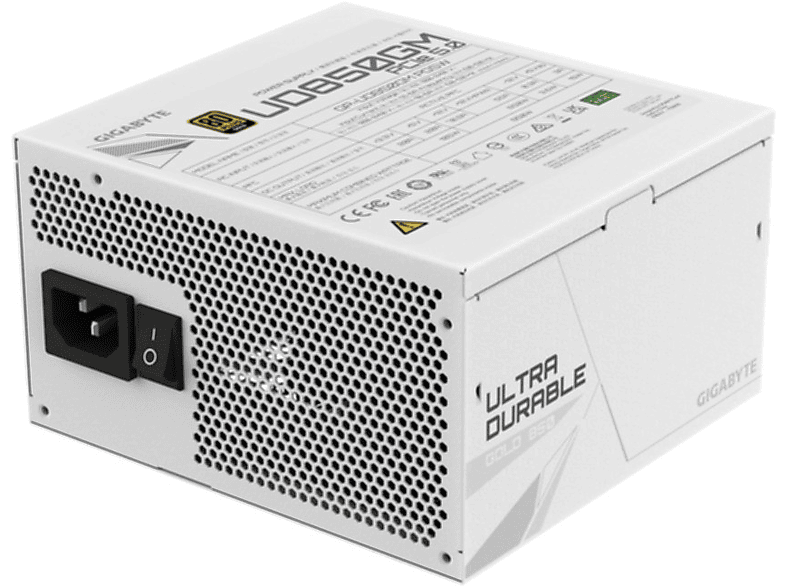 Fuente de alimentación  - Fuente de alimentación modular Gigabyte 850W 3.0 80 Plus Gold Blanco GIGABYTE