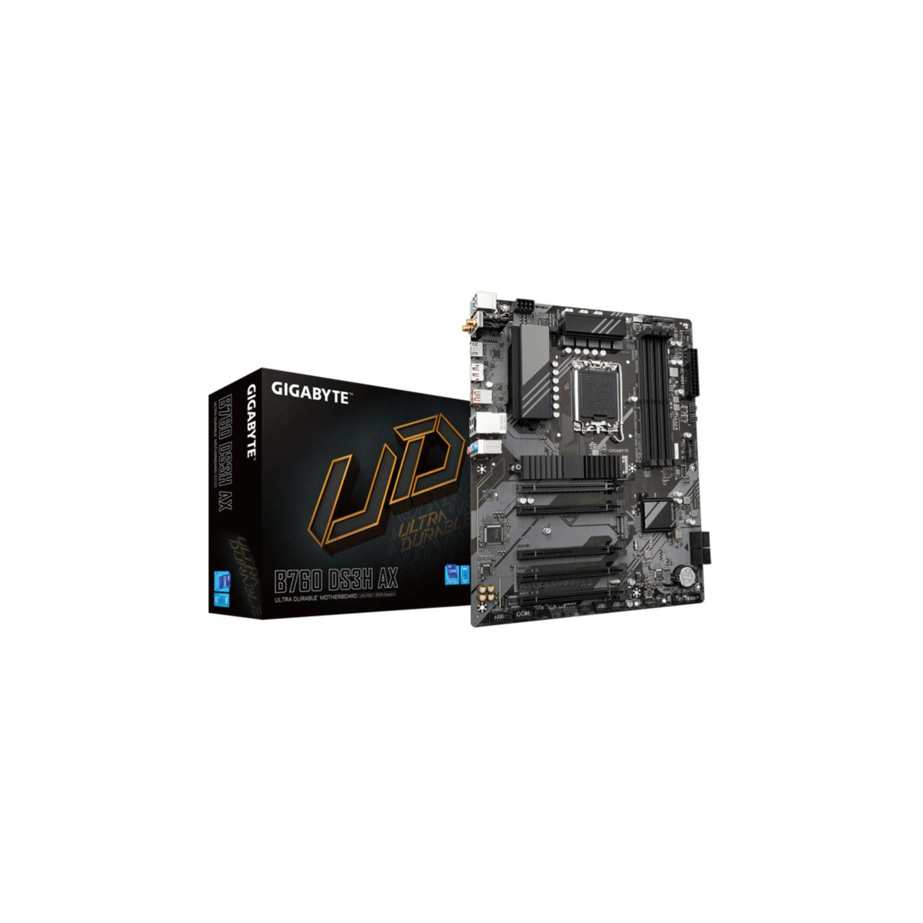 GIGABYTE B760-DS3H-AX-DDR4 DDR4 5333MHz Intel B760 Express DDR5 ATX Anakart
