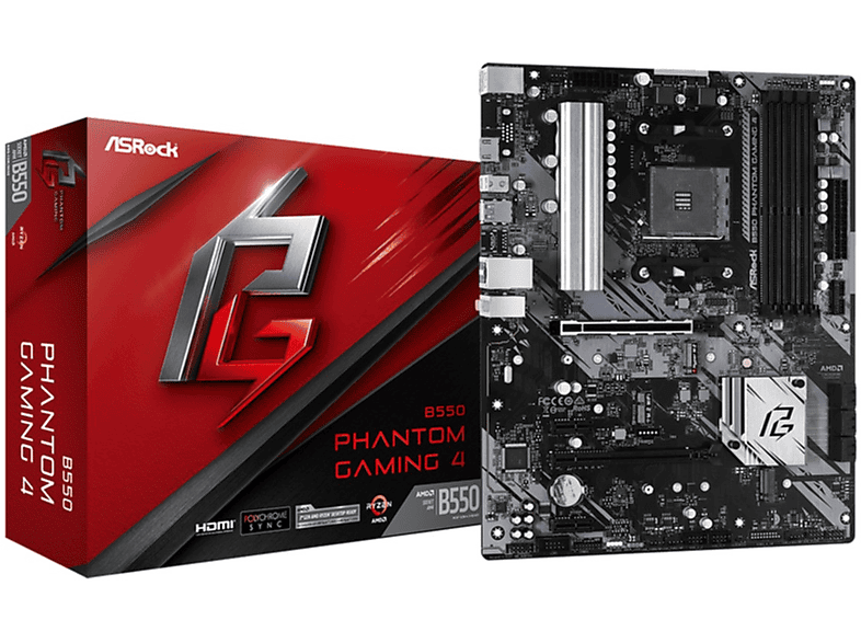 ASROCK B550 Phantom Gaming 4 Mainboard darkslategray